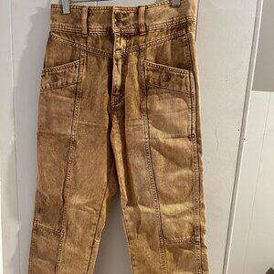 BDG Brown Acid Wash Jeans